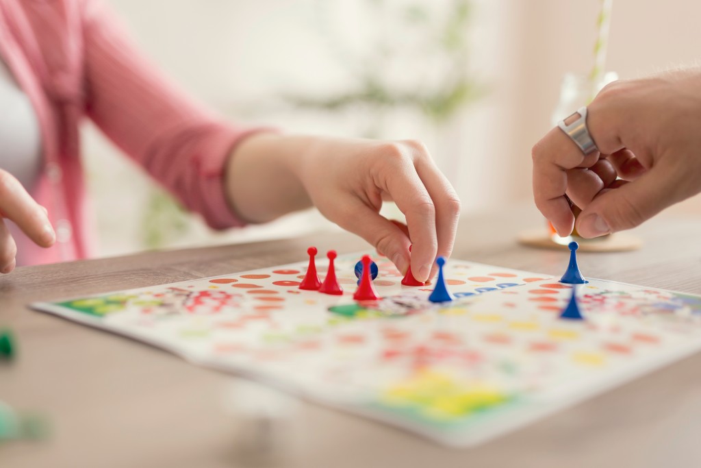 playing board game