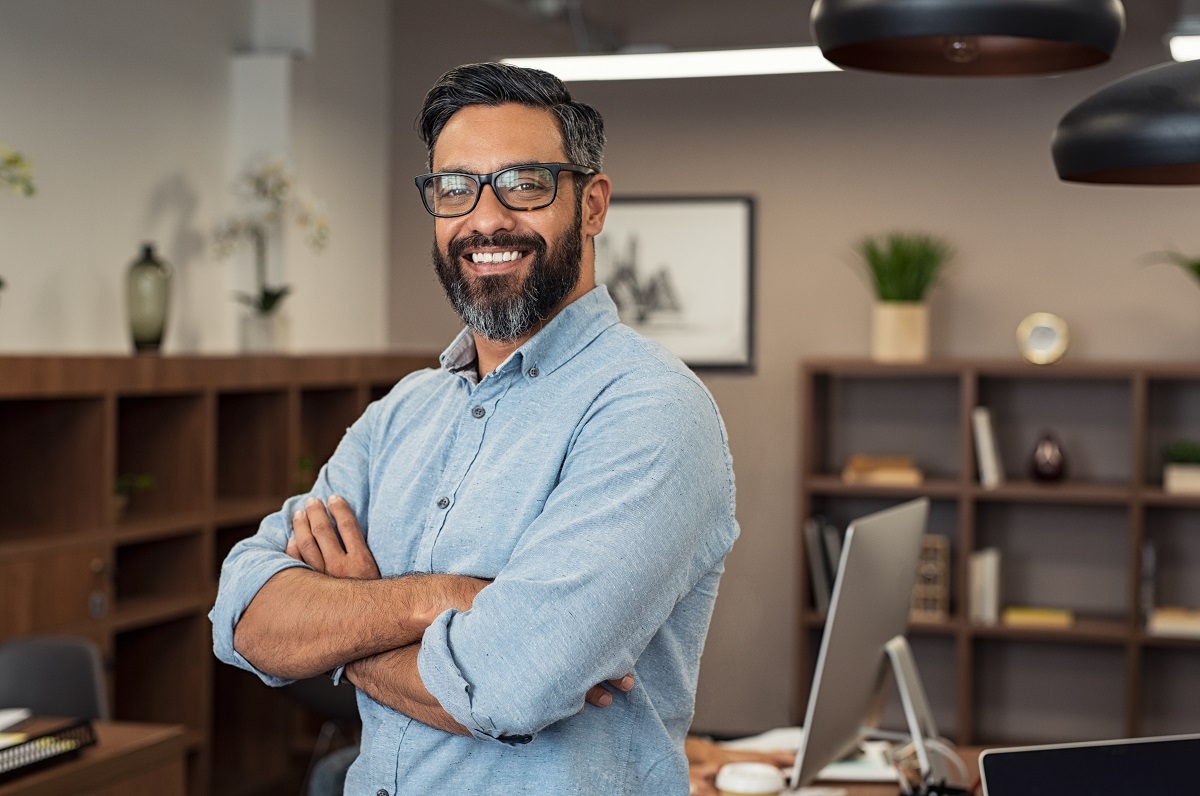 smiling businessman